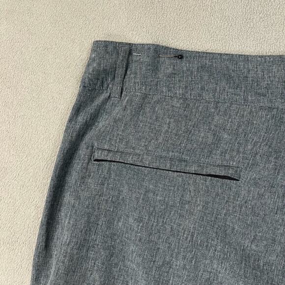 Abbot & Main Shorts Mens 32 Gray Flat Front Relaxed Fit‎ Performance Preppy Golf - Picture 5 of 14